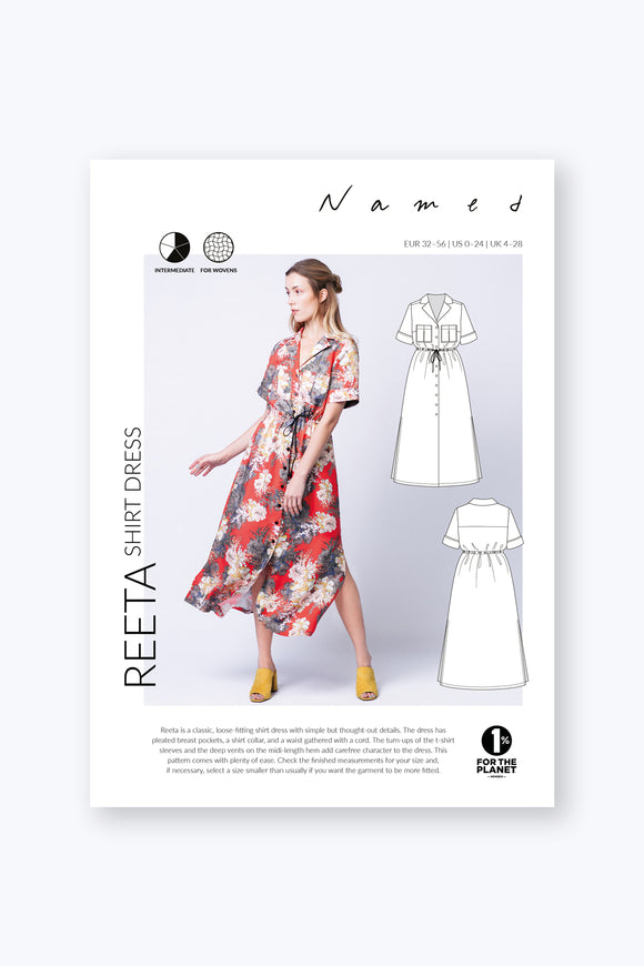 Reeta Shirt Dress Pattern