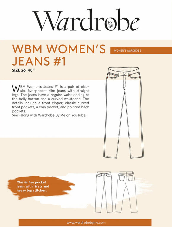 WBM Womens jeans pattern