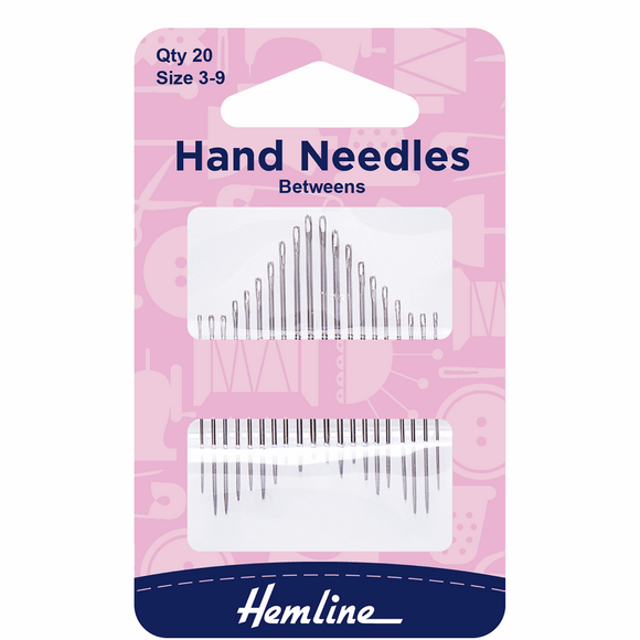 Hand needles betweens 3-9