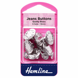 Jeans Button 16mm 6 sets