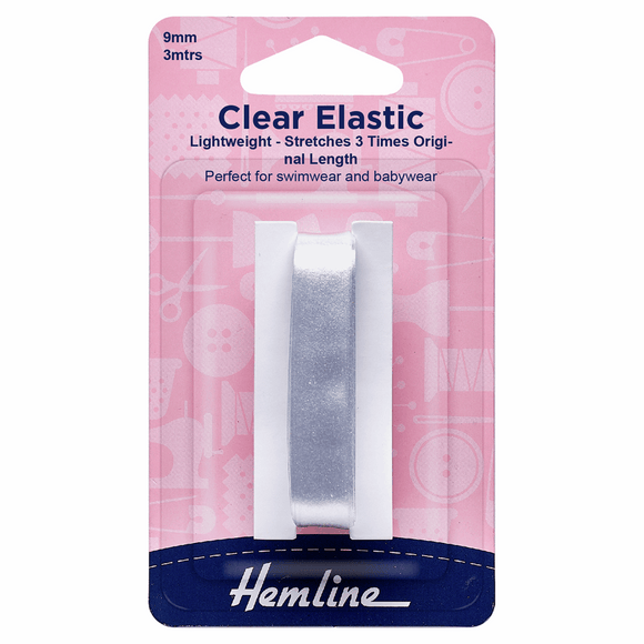 Clear elastic